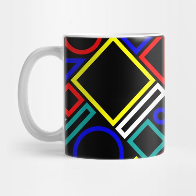 Geometric abstract 3 by freshinkstain